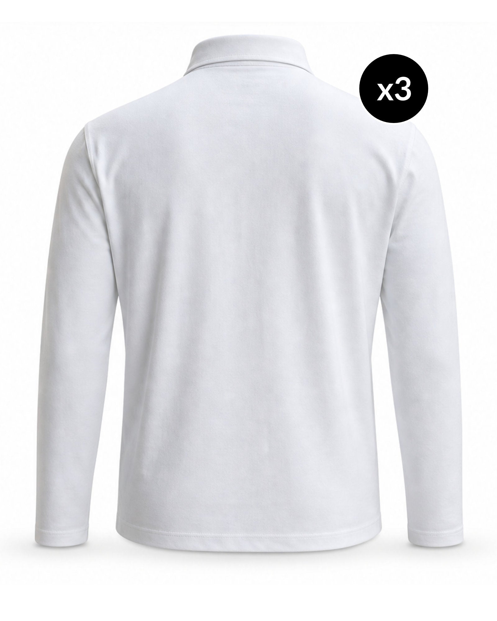 Kit 3 Polo maniche lunghe M