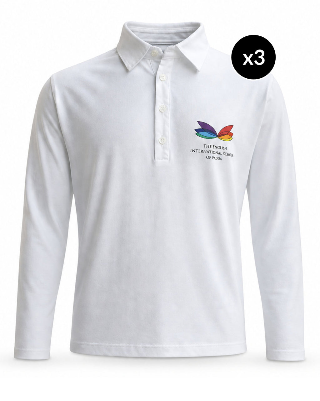 Kit 3 Polo maniche lunghe E
