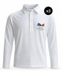 Kit 3 Polo maniche lunghe E